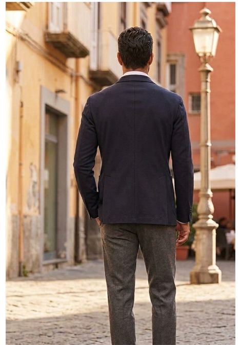 giacca in cotone stretch MANUEL RITZ | Giacche | 3832G2728MC 25327289